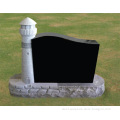 High Quality Marble Hand Carved black granite headstones for graves